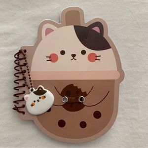 **SOLD** Miniso Cat and Boba Notebook
